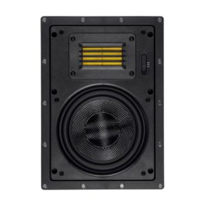 Alternative view of Monoprice - Amber 6.5-inch 2-way Carbon Fiber with Ribbon Tweeter (pair) - In-Wall Speaker 24432