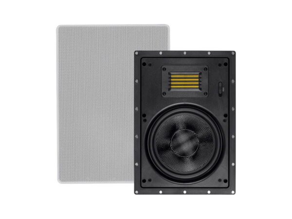 Monoprice - Amber 6.5-inch 2-way Carbon Fiber with Ribbon Tweeter (pair) - In-Wall Speaker 24433
