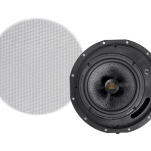 Alternative view of Monoprice - Amber 8-inch 2-way Carbon Fiber with Ribbon Tweeter (pair) - Ceiling Speaker 24435