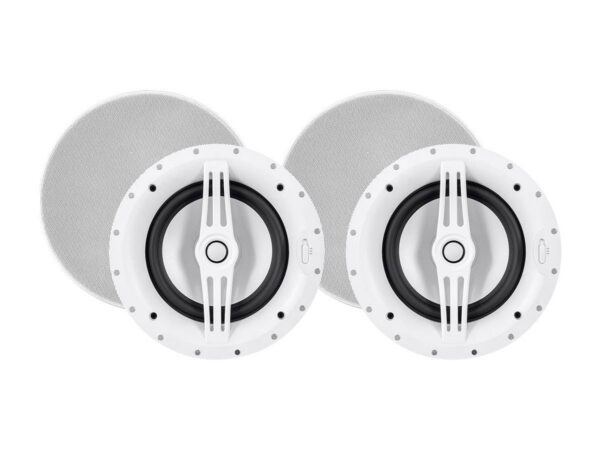 Monoprice Sycamore Ceiling Speakers 8in 2-way Aluminum with Micro Ceramic Composite Tweeter - Image 2