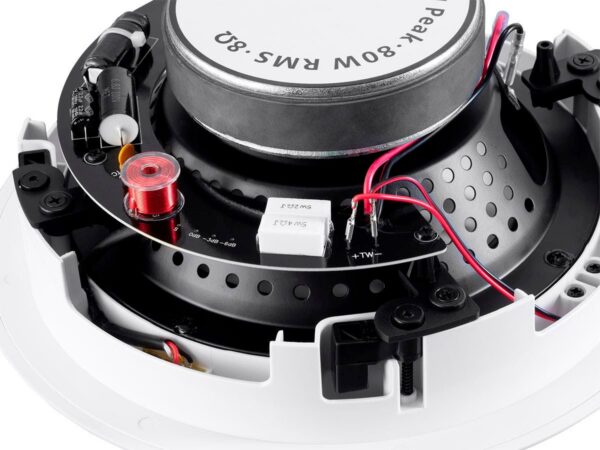 Monoprice Sycamore Ceiling Speakers 8in 2-way Aluminum with Micro Ceramic Composite Tweeter - Image 4