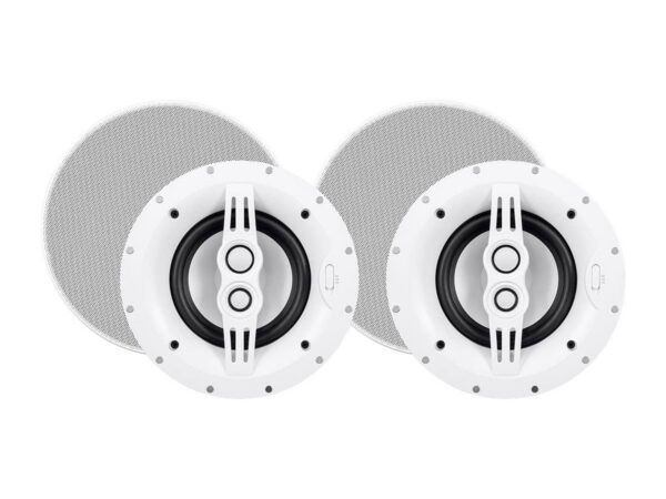 Monoprice Sycamore Ceiling Speakers 6.5in 3-way Aluminum with Micro Ceramic Composite Mid and Tweeter - Image 2