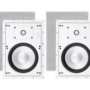 Alternative view of Monoprice Sycamore In-Wall Speakers 8in 2-way Aluminum with Micro Ceramic Composite Tweeter