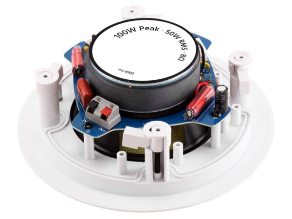 Monoprice - Caliber 5.5 inch Fiber-2-way (Pair), 120WATTS Peak - Ceiling Speaker 4102 - Image 4