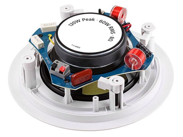 Monoprice - Caliber 6.5 inch Fiber-2-way (Pair), 120WATTS Peak - Ceiling Speaker 4103 - Image 4