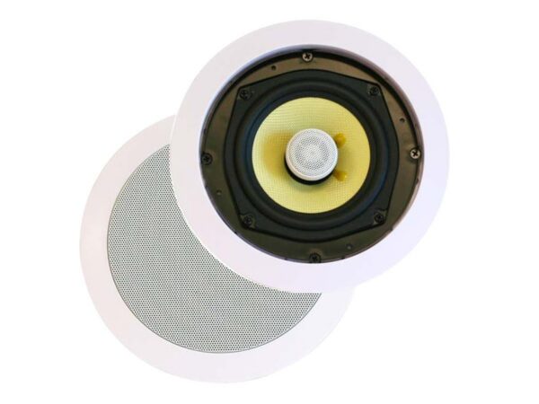 Monoprice - Caliber 8 inch Fiber-2-way (Pair), 160WATTS Peak - Ceiling Speaker 4104 - Image 2