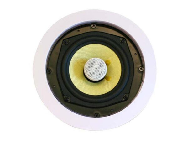 Monoprice - Caliber 8 inch Fiber-2-way (Pair), 160WATTS Peak - Ceiling Speaker 4104
