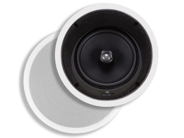 Monoprice - Caliber 8in Fiber 2-Way with 15° Angled Drivers (pair) - Ceiling Speaker 4929