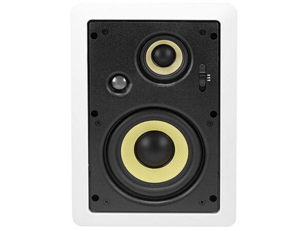 Monoprice - Caliber 6.5-Inch Fiber 3-Way (pair) - In-Wall Speaker 7607